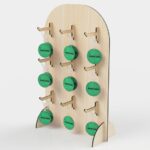 Soporte de exhibición para llaveros | Archivos para corte láser Glowforge - Imagen 2