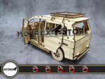 Archivos Mitsubishi Delica 1996 3mm- Archivos DXF, AI, CDR, PDF y SVG. - Imagen 2