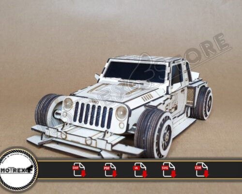 Archivos Wrangler Hot Road 3mm - Archivos DXF, AI, CDR, PDF, SVG