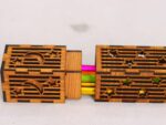 Portalápices de madera cortado con láser de 3 mm - Diseño único y elegante para estudiantes y profesionales. - Imagen 7
