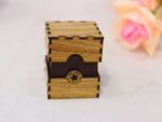 Caja de madera para anillos cortada por láser - Plantillas digitales DXF, AI, PDF para regalo único - Imagen 4