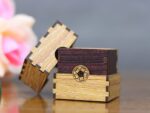 Caja de madera para anillos cortada por láser - Plantillas digitales DXF, AI, PDF para regalo único