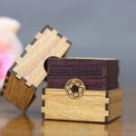 Caja de madera para anillos cortada por láser - Plantillas digitales DXF, AI, PDF para regalo único