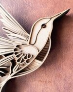 Archivo 3D SVG Multicapa de Colibrí para Corte Láser - Decoración Floral y Mandala para Día de las Madres - Imagen 5