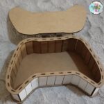 Caja de juguetes para niños | Controlador Xbox CNC | Plantillas DXF, CDR, AI y PDF cortadas por láser - Imagen 7