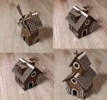 Plantillas de Casa de Pan de Jengibre para Corte Láser - Descarga Instantánea en Ai, PDF, CDR y DXF