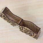 Caja de naipes de madera con diseño láser 3mm - Plantillas DXF, AI, PDF para descargar