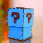 Caja de regalo sorpresa de madera con corte láser DXF, AI, PDF - Plantillas para una experiencia única