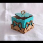 Caja de Regalo para Corte Láser - Plantillas DXF, AI, PDF para Anillos y Aretes, Arte Digital 3mm - Imagen 2