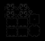 Caja de Regalo para Corte Láser - Plantillas DXF, AI, PDF para Anillos y Aretes, Arte Digital 3mm - Imagen 3