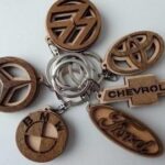 Llaveros de Coche Personalizados para Corte Láser CNC - Archivos DXF, AI y PDF para Marcas de Automóviles