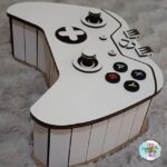 Caja de juguetes para niños | Controlador Xbox CNC | Plantillas DXF, CDR, AI y PDF cortadas por láser - Imagen 2