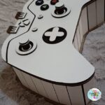 Caja de juguetes para niños | Controlador Xbox CNC | Plantillas DXF, CDR, AI y PDF cortadas por láser - Imagen 4
