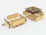 Caja regalo de corte láser: 6 modelos de almacenamiento, plantillas DXF, AI, PDF para arte digital 3mm - Imagen 5