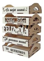 Bandeja personalizada Día de la Madre - Plantillas de corte láser para regalo único e instantáneo - Imagen 2