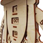 Calendario Perpetuo Vectorial para Corte Láser y CNC - Archivos DXF, PDF, AI y CRD 3mm - Imagen 4