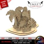 Limas láser Isla de los Dinosaurios - 8 modelos educativos de 3 mm para jóvenes creativos - Imagen 7