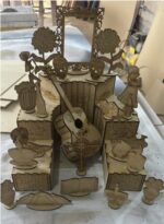 Altar de Muertos Nicho Vector en MDF de 3mm - Decoración Mexicana para Día de Muertos