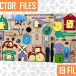 Detalles de la Tabla para Niños Pequeños - Archivos Laser Cut SVG, DXF y CDR para CNC