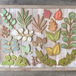 Colección de archivos SVG de vegetación para corte láser: perchas, letreros y más, lista para Glowforge