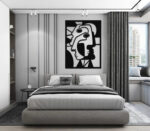 Diseño Vectorial Abstracto para Corte Láser: Panel Picasso 4 en SVG, DXF y AI para Decoración de Paredes - Imagen 4