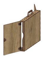 Plantilla de Kamishibai para cortadora láser - Teatro japonés de papel con marco y paneles pictóricos - Imagen 5