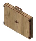 Plantilla de Kamishibai para cortadora láser - Teatro japonés de papel con marco y paneles pictóricos