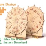 Rueda de acción para adultos - Archivos de corte láser SVG DXF PDF Ai - Descarga instantánea