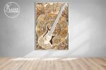 Guitarra Cuadro para CNC: Archivos SVG y DXF en Capas para Corte Láser y Plasma - Imagen 3