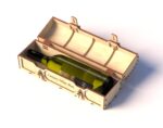 Caja de vino con diseño láser - Archivos SVG y DXF para Glowforge - Regalo original para amantes del vino - Imagen 3
