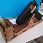 Organizador de Pistola de Pegamento - Archivos SVG DXF CDR para Corte Láser y CNC | Descarga Instantánea