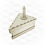 Caja de regalo de cumpleaños en SVG y DXF para corte láser - Diseño pastel creativo - Imagen 2