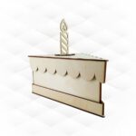 Caja de regalo de cumpleaños en SVG y DXF para corte láser - Diseño pastel creativo