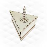 Caja de regalo de cumpleaños en SVG y DXF para corte láser - Diseño pastel creativo - Imagen 8