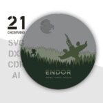 Conjunto de Archivos de Corte Láser Endor, Mustafar y Hoth - Formatos 2D DXF, SVG, AI, CDR - Imagen 4