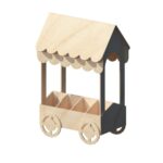 Pack de Diseño de Carro de Dulces 1 - Archivos SVG Cortados a Láser para Descarga Instantánea - Imagen 3