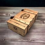 Caja de regalo de munición de licor - Archivo SVG para corte láser Glowforge y LightBurn - Imagen 6