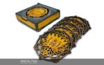 Soportes Lotus - Archivos de Corte Láser SVG, PDF, DXF para Decoración y Manualidades - Imagen 5