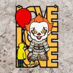 Puerta de Amor de Terror SVG para Corte Láser | Personajes y Diseños de Halloween Glowforge - Imagen 2