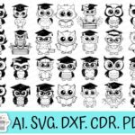 Gráficos Vectoriales de Búho para Corte Láser - SVG de Búho Sabio, Bebé y Niños para Grabado