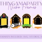 Marcos Ofrenda Nicho Día de los Muertos SVG para Cricut y Silhouette Studio - Plantilla Decorativa