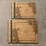 Álbum de fotos de boda floral personalizado SVG para corte láser - Regalo ideal para San Valentín y bodas - Imagen 5