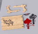 Cartel de pareja personalizado para corte láser – Archivo digital para San Valentín y decoración Glowforge - Imagen 8