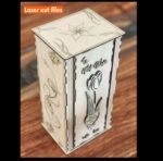 Caja de Regalo Giratoria para Día de San Valentín | Archivos para Corte Láser de Vino y Alcohol