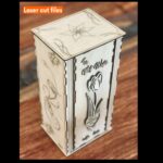 Caja de Regalo Giratoria para Día de San Valentín | Archivos para Corte Láser de Vino y Alcohol