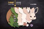 Paquete SVG de Animales Bebés de Granja para Corte Láser - Glowforge, Cabra, Cordero y Más - Imagen 3