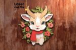 Paquete SVG de Animales Bebés de Granja para Corte Láser - Glowforge, Cabra, Cordero y Más - Imagen 7