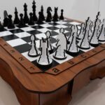 Juego de mesa de ajedrez de madera cortado a láser - Plantilla SVG personalizable de 3 mm 1/8 pulgada - Imagen 6