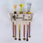 Medalla de baloncesto personalizada para corte láser - archivo SVG, DXF, AI para regalos únicos y trofeos - Imagen 2