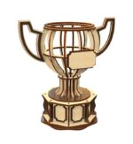 Conjunto de 3 Trofeos de Corte Láser en Madera Contrachapada - Archivos SVG para Proyectos 3D de Premios - Imagen 3